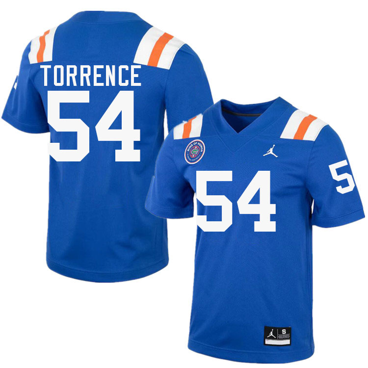 O'Cyrus Torrence Florida Jersey,Florida Gators #54 O'Cyrus Torrence Jersey Youth Uniforms-Throwback Royal